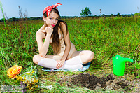 Tiny tit beauties amour angels dazzling in field