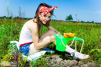 Tiny tit beauties amour angels dazzling in field