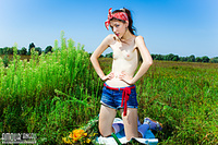 Tiny tit beauties amour angels dazzling in field