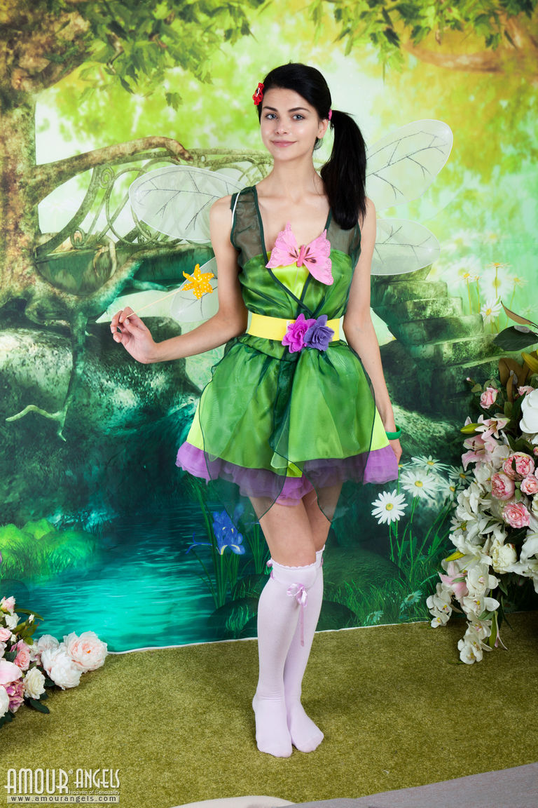 Beauty in sexy outfit