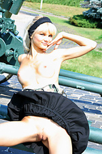 Military thrilling outdoors single girls amour angels