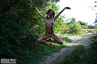 Naughty cute jpg glamour picture outside