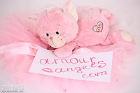 Nubile erotica flirtatious happy glamour beauty pictures in pink