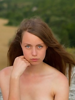 Nude bodies photography art nude red shaved pussy