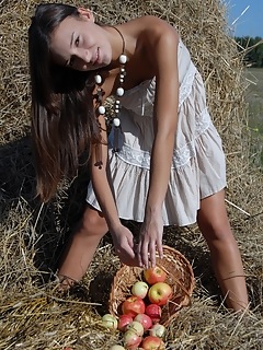 Heaven skinny erotica exposes her body