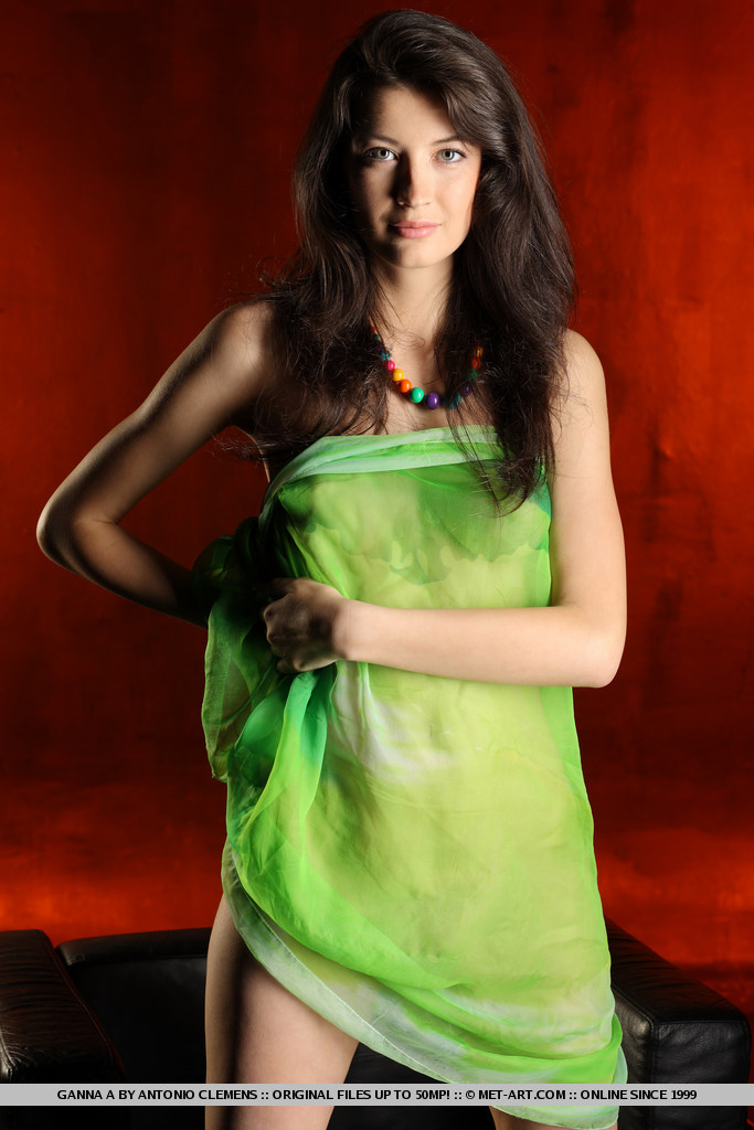 A relaxed and somewhat artistic presentation of an elegant beauty and willowy curves.