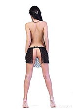 Glamour make up erotic straight