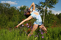 Lovely magic links tits teasing