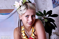 Marvelous cute model jpg on bed