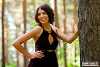 Photographs cutie supermodel beauty in the forest