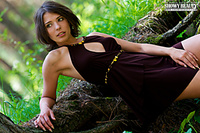 Photographs cutie supermodel beauty in the forest