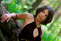 Photographs cutie supermodel beauty in the forest