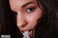 Younger naked photography showy beauty white lingerie tease